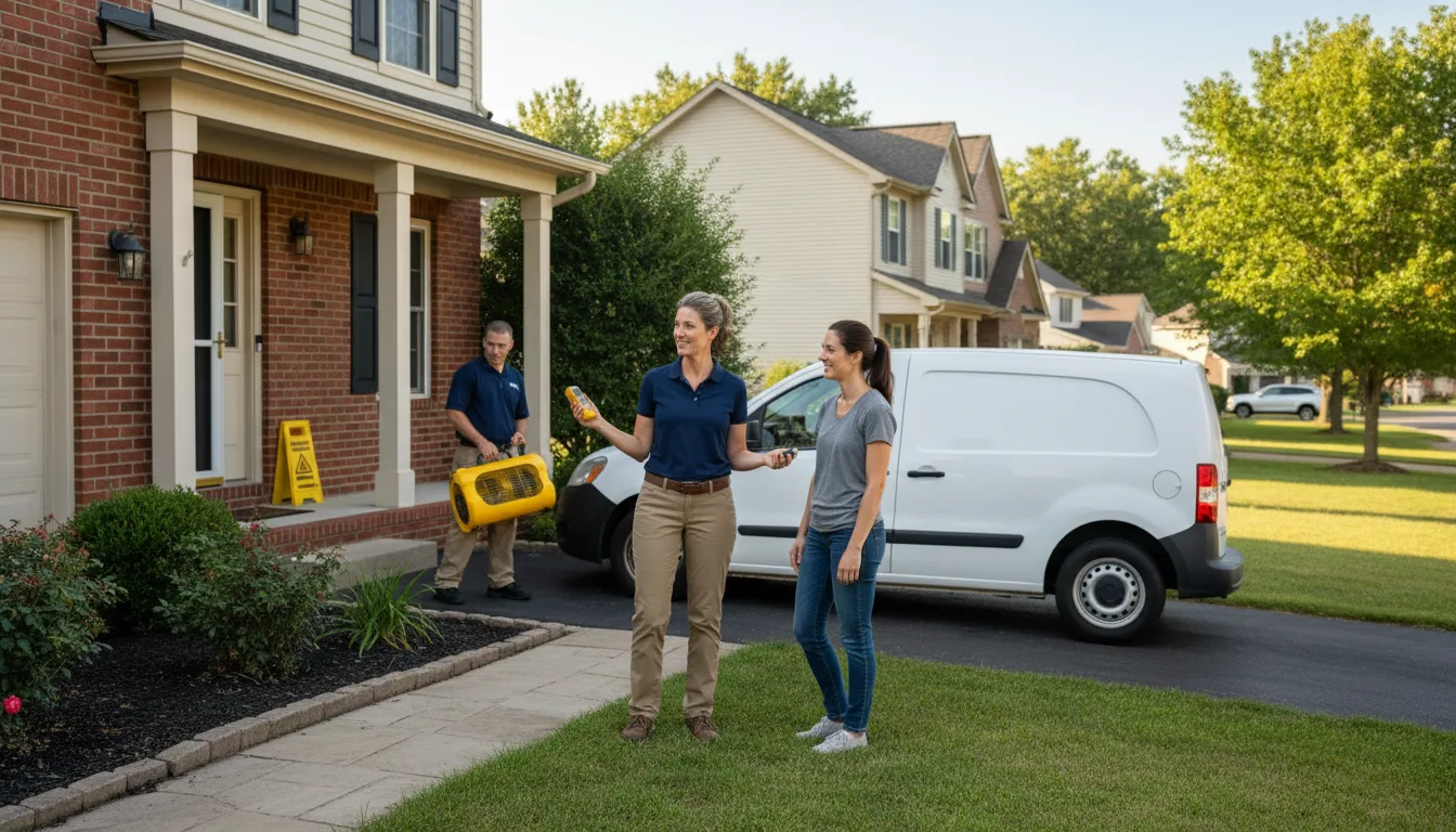 Water restoration image for Water Damage & Restoration Services in Monkton, MD